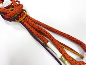 未使用品　正絹　手組帯締め